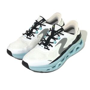 Skechers Glide-Step Altus Slip-Ins White Blue Casual Shoes 232921-WBL